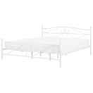 Metallbett weiss Lattenrost 180 x 200 cm RODEZ