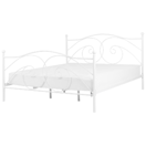 Metallbett weiss Lattenrost 180 x 200 cm DINARD