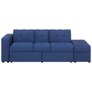 Schlafsofa 3-Sitzer Polsterbezug marineblau FALSTER