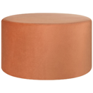 Pouf Samtstoff orange ? 61 cm MILLEN