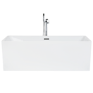 Badewanne freistehend weiss rechteckig 170 x 81 cm RIOS