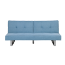 Schlafsofa 3-Sitzer Polsterbezug blau 190 cm DUBLIN