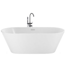 Badewanne freistehend weiss oval 150 x 75 cm HAVANA