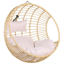 Hängesessel Rattan natürlich ø 99 cm ASPIO