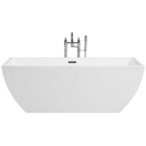 Badewanne freistehend weiss eckig 170 x 80 cm CABRUNA