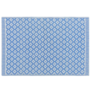 Outdoor Teppich blau 160 x 230 cm geometrisches Muster THANE