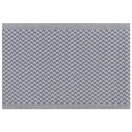 Outdoor Teppich blau 60 x 90 cm ZickZack-Muster Kurzflor MANGO