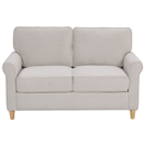 2-Sitzer Sofa Samtstoff beige RONNEBY