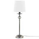 Tischlampe weiss 62 cm rund KUBENA