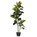 Kunstpflanze im Blumentopf 134 cm FICUS ELASTICA