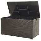 Auflagenbox Rattan braun 155 x 75 cm MODENA