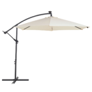 Sonnenschirm LED Solar Beleuchtung ? 285 cm beige CORVAL