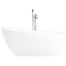 Badewanne freistehend weiss oval 170 x 78 cm SOLARTE