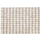 Teppich Kuhfell beige / braun 140 x 200 cm Patchwork Kurzflor SESLICE