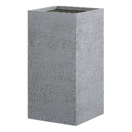 Blumentopf grau quadratisch 40 x 40 x 77 cm DION