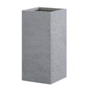 Blumentopf grau quadratisch 33 x 33 x 70 cm DION