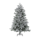 Künstlicher Weihnachtsbaum schneebedeckt 180 cm weiss BASSIE