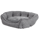 Tierbett Leinen grau weich 65 x 50 cm CANDIR