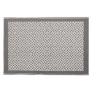 Outdoor Teppich grau 160 x 230 cm geometrisches Muster Kurzflor ABOHAR