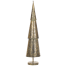 Dekofigur Metall gold Tannenbaum 114 cm KEMI