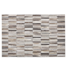 Teppich Kuhfell beige / braun 140 x 200 cm Patchwork Kurzflor KULALAR