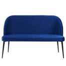 2-Sitzer Sofa Samtstoff marineblau OSBY