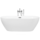 Badewanne freistehend weiss oval 180 x 80 cm CARRERA