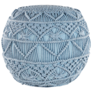 Pouf blau ? 40 cm KAYSERI