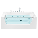 Whirlpool Badewanne weiss Eckmodell 170 x 80 cm rechts PUQUIO