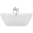 Badewanne freistehend weiss rechteckig 170 x 78 cm MINGO