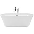 Badewanne freistehend weiss oval 170 x 80 cm OVALLE