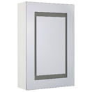 Bad Spiegelschrank weiss / silber mit LED-Beleuchtung 40 x 60 cm MALASPINA