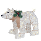 Outdoor Weihnachtsbeleuchtung LED weiss Bär 34 cm SIVULA