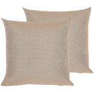 Gartenkissen sandbeige 40 x 40 cm 2er Set