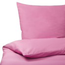 Bettwäsche Set rosa Baumwollsatin 135 x 200 cm HARMONRIDGE