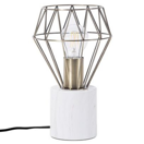 Tischlampe gold 28 cm Gitter MOONI klein