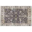 Teppich mehrfarbig orientalisches Muster 150 x 230 cm Kurzflor PELITLI