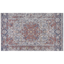 Teppich mehrfarbig orientalisches Muster 140 x 200 cm Kurzflor KORGAN