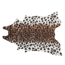 Kunstfell-Teppich Leopard braun / weiss 150 x 200 cm BOGONG