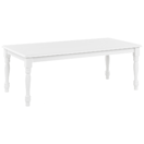 Couchtisch weiss rechteckig 60 x 120 cm KOKOMO