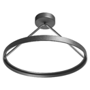 Hängelampe LED schwarz Ringform ø 50 cm AGNO