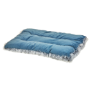 Tierbett Samtstoff blau 60 x 45 cm ERGANI