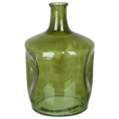 Blumenvase Glas olivgrün 35 cm KERALA