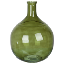 Blumenvase Glas olivgrün 34 cm ACHAAR