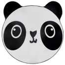 Kinderteppich Pandamotiv schwarz / weiss ? 120 cm Kurzflor PANDA