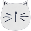 Kinderteppich weiss ? 100 cm Katzenmotiv Kurzflor KITTY