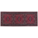 Teppich rot orientalisches Muster 80 x 200 cm Kurzflor VADKADAM