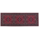 Teppich rot orientalisches Muster 70 x 200 cm Kurzflor VADKADAM