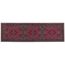 Teppich rot orientalisches Muster 60 x 200 cm Kurzflor VADKADAM