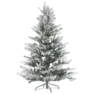 Künstlicher Weihnachtsbaum schneebedeckt 180 cm weiss BRISCO